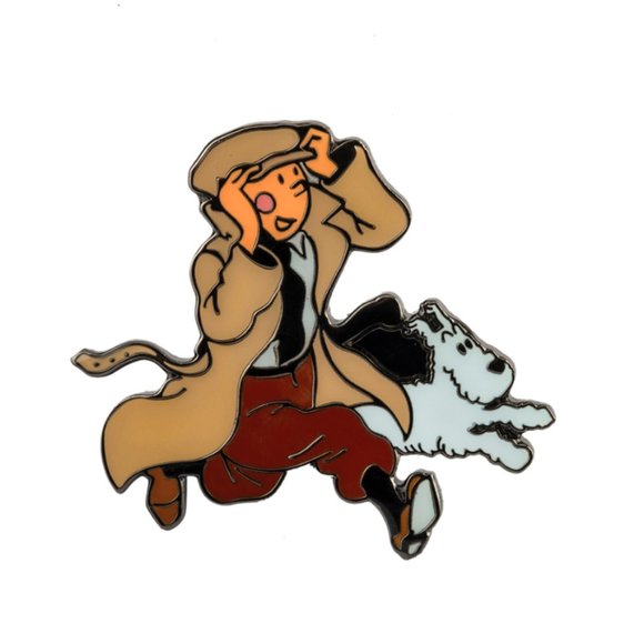 🍏50% OFF/3+...Tintin and Milou Pin - Picture 3 of 7
